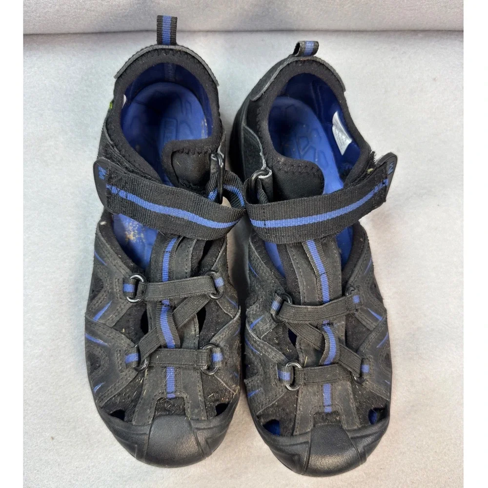 Merrell Hydro Kids Size 4 Black Good Outdoor Sport Water Hiking Sandals Unisex